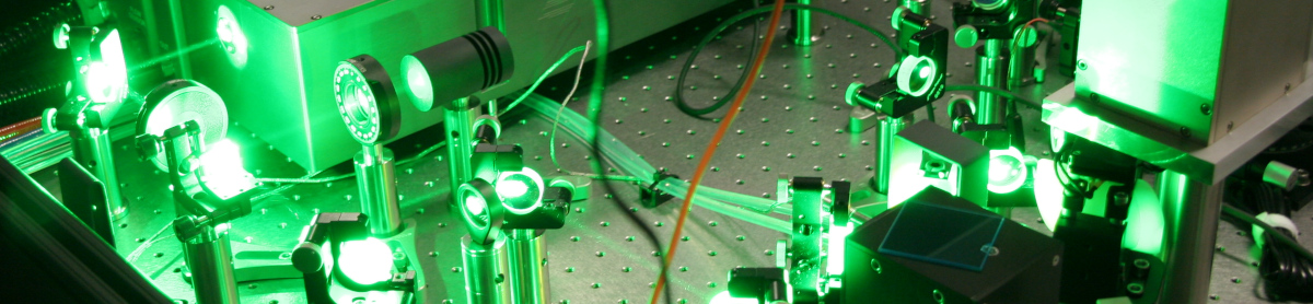 Closeup of a laser